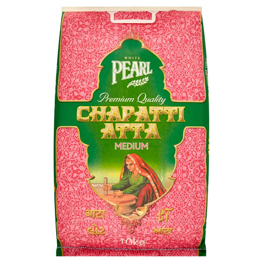 White Pearl Premium Quality Chapatti Atta Medium 10kg
