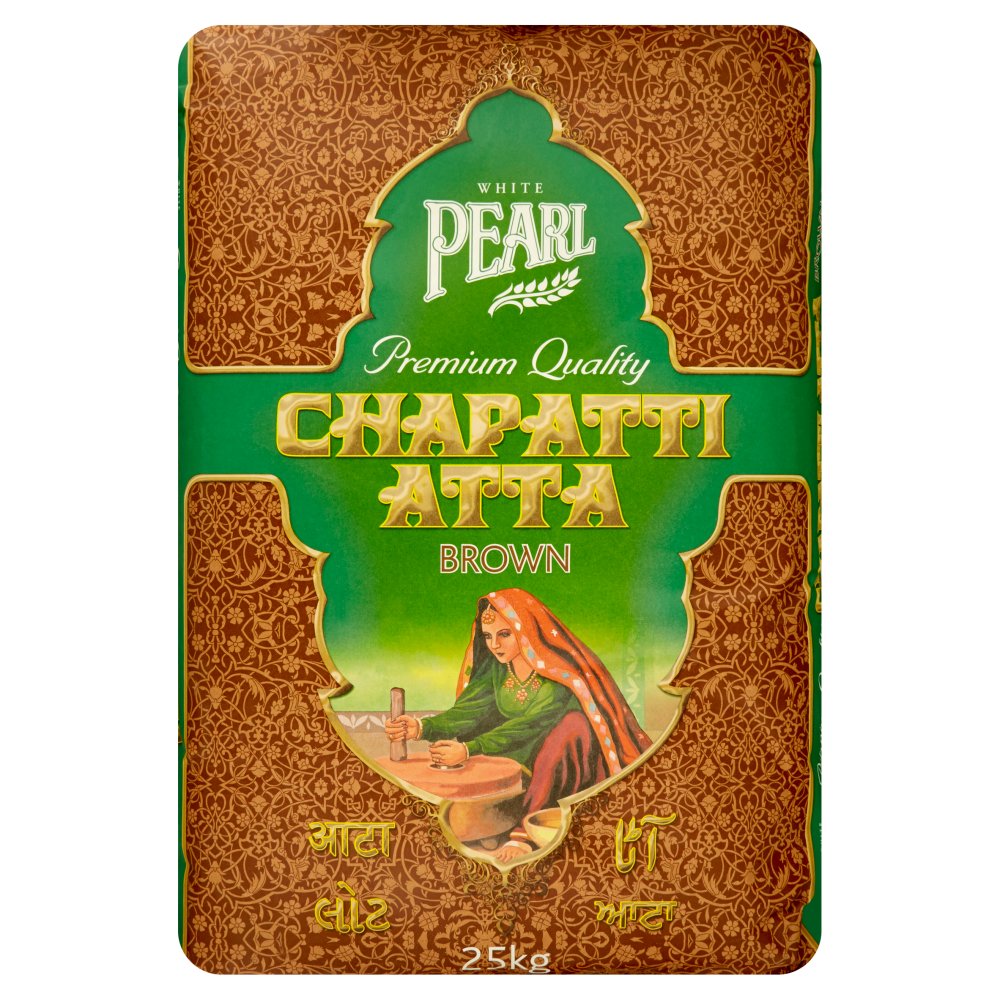 White Pearl Premium Quality Chapatti Atta Brown 25kg