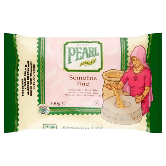 White Pearl Semolina Fine 500g