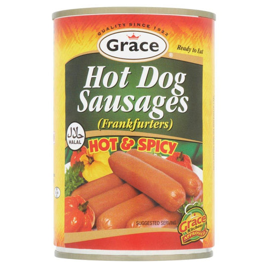Grace Hot Dogs in Brine 400g Box of 12
