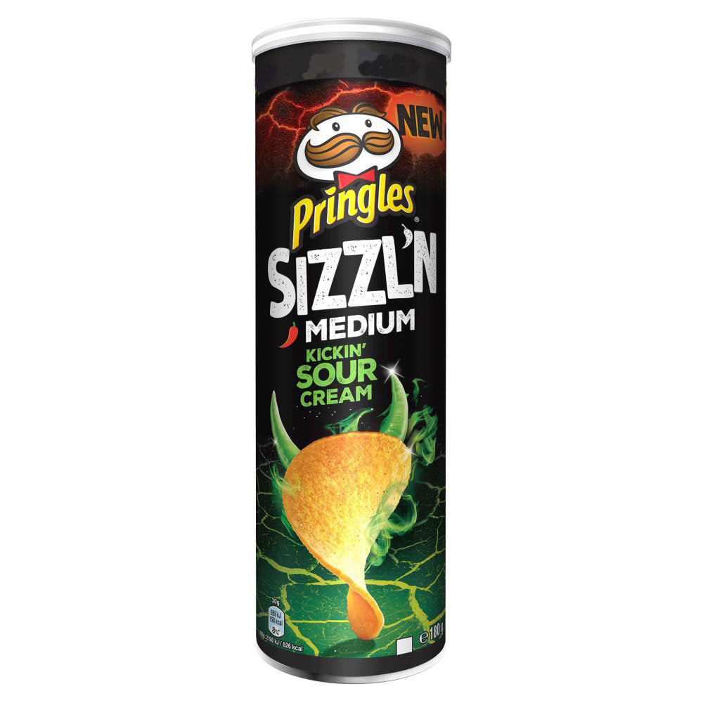 Pringles Sizzl'n Kickin' Sour Cream 180g