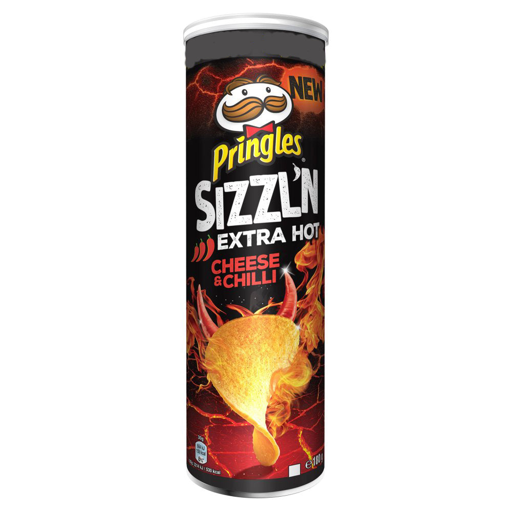 Pringles Sizzl'n Spicy BBQ Flavour 180g