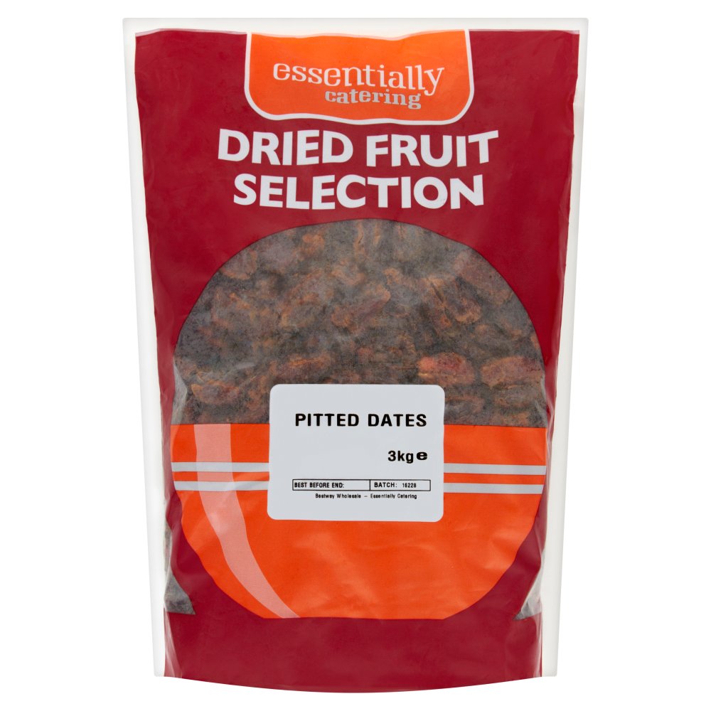 Essentially Catering Dried Fruit Selection Pitted Dates 3kg