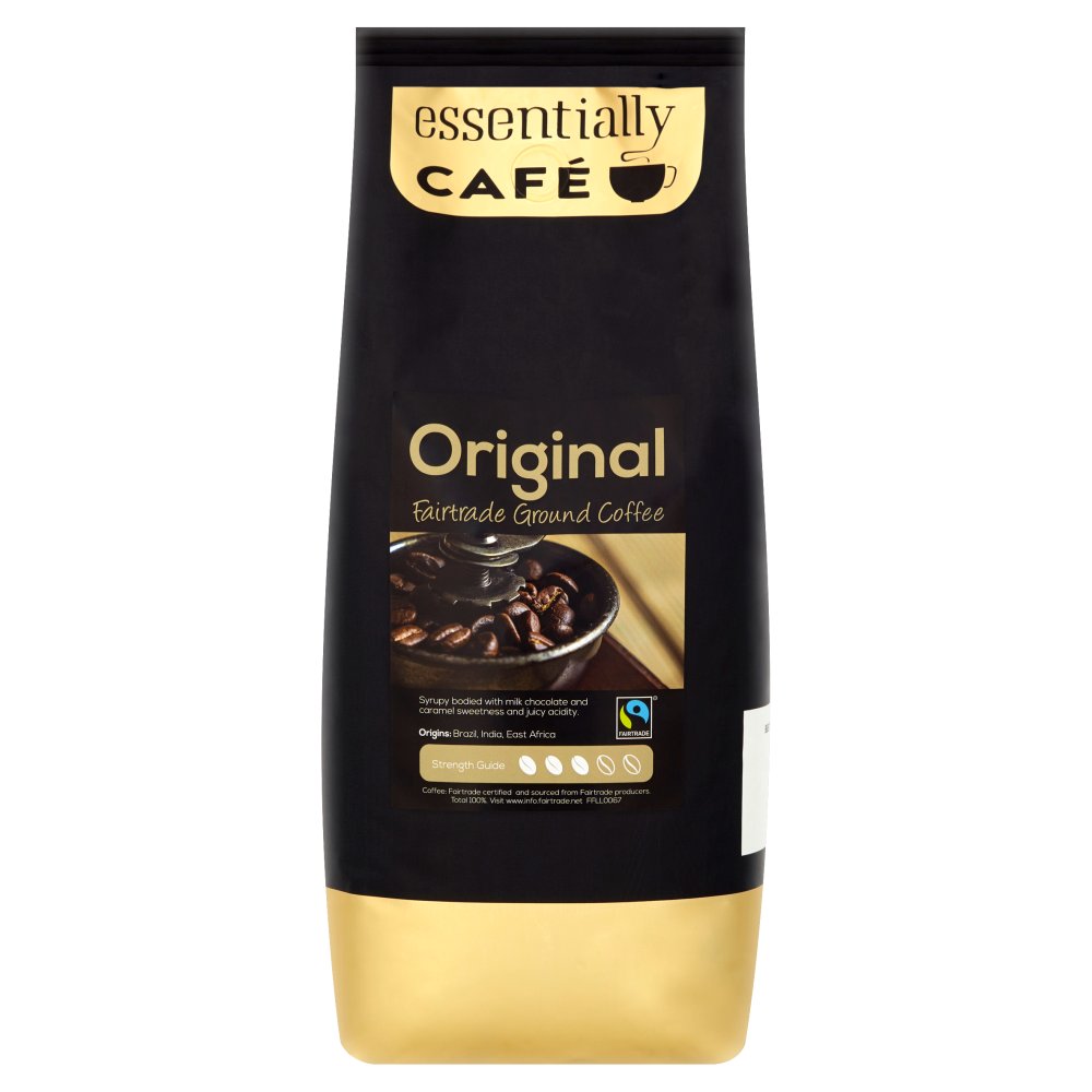 Essentially Café Original Fairtrade Ground Coffee 1kg