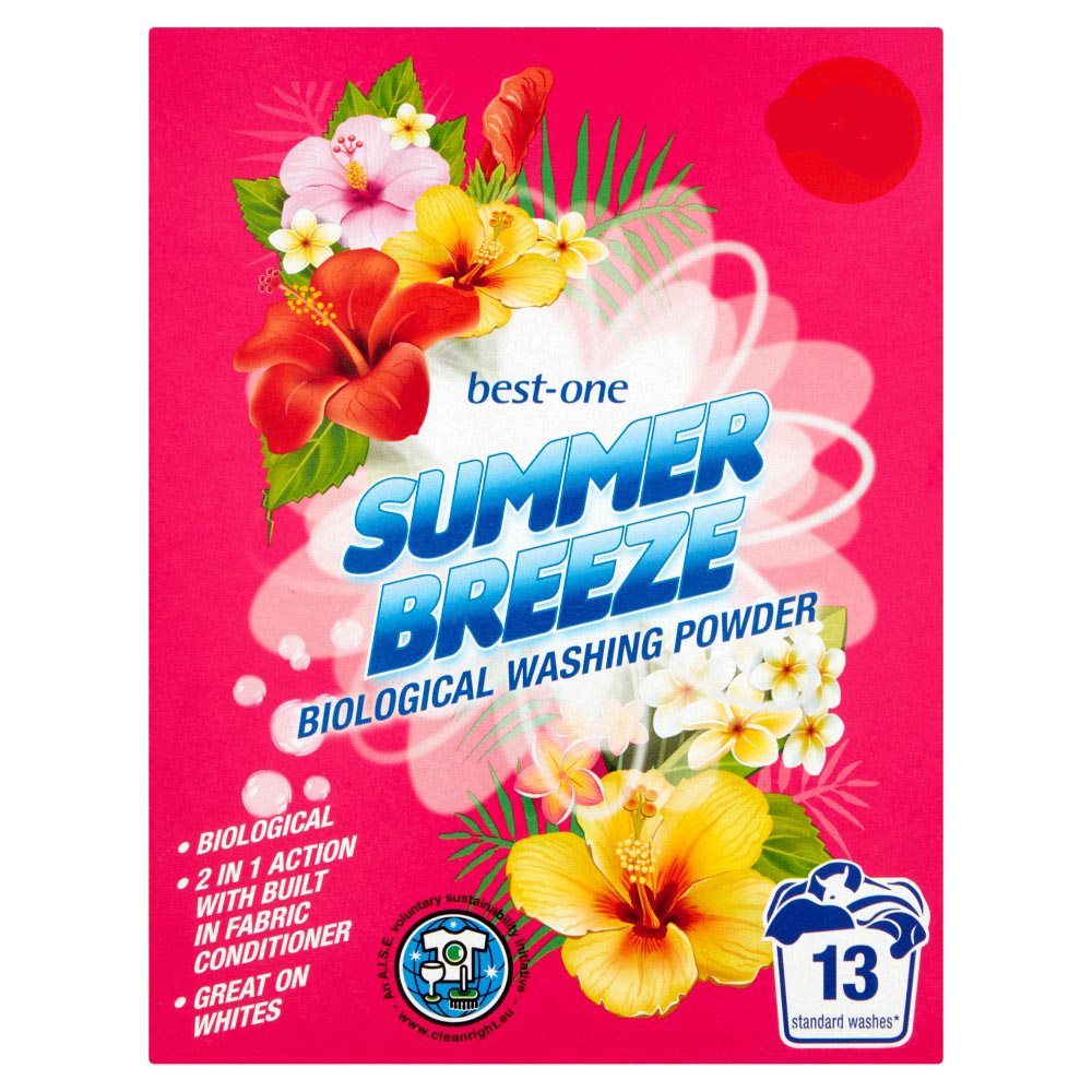 Best-One Summer Breeze Biological Washing Powder 884g