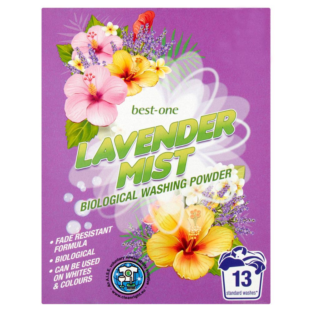 Best-One Lavender Mist Biological Washing Powder 884g