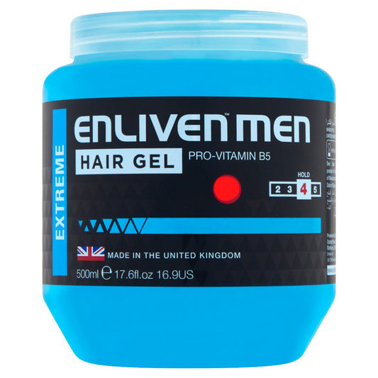 Enliven Hair Gel Extreme Blue 500m