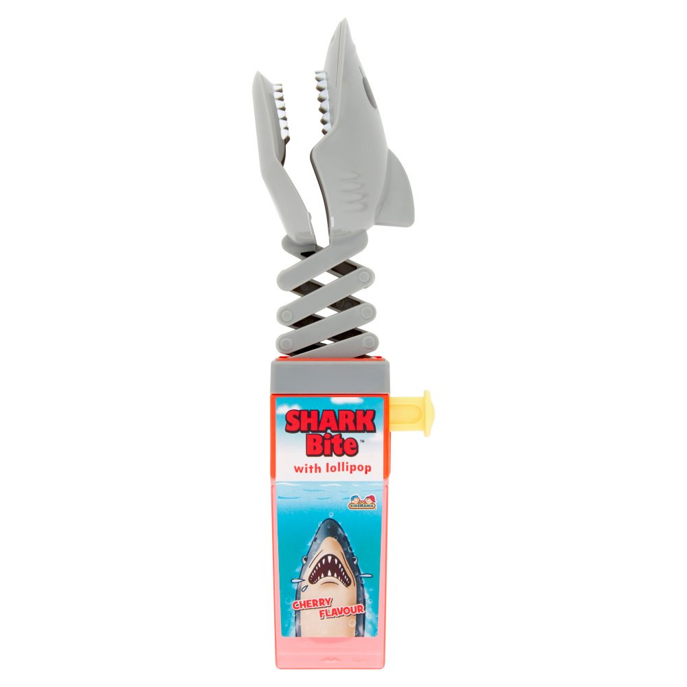 Kidsmania Shark Bite with Lollipop Cherry Flavour 17g