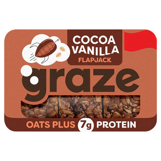 Graze Cocoa Vanilla Protein Flapjack 53g