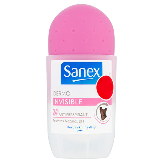 Sanex Roll On Deodorant Invisible Dry 50ml