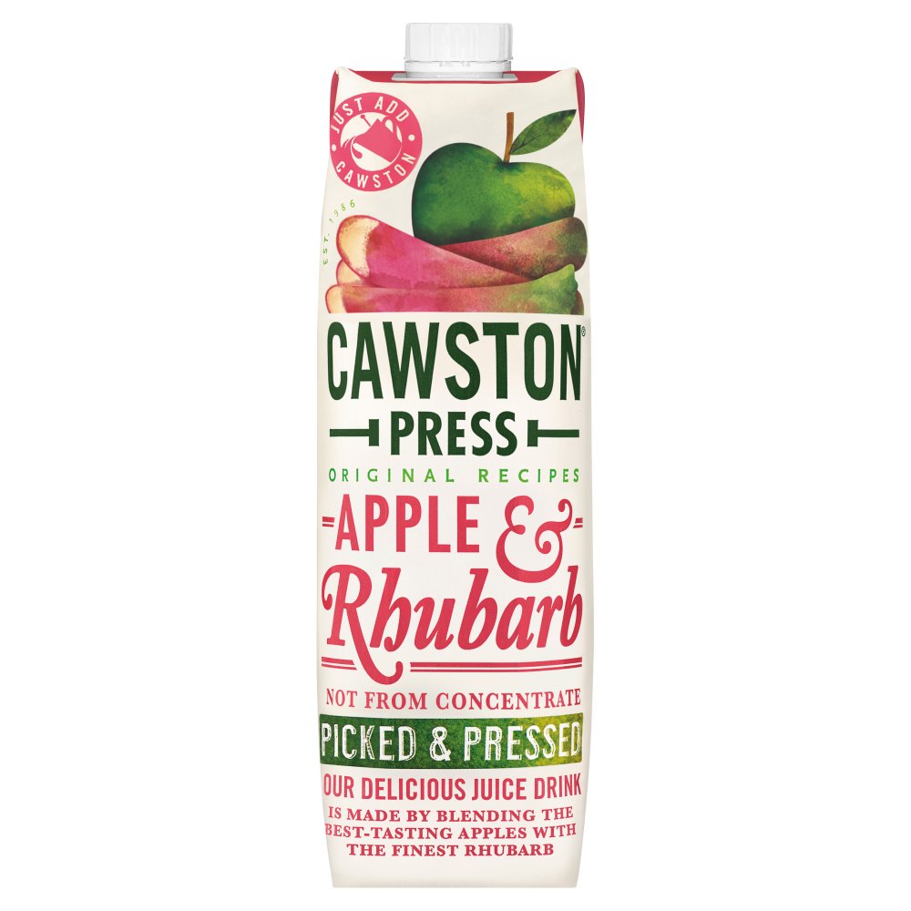 Cawston Press Original Recipes Apple & Rhubarb 1 Litre