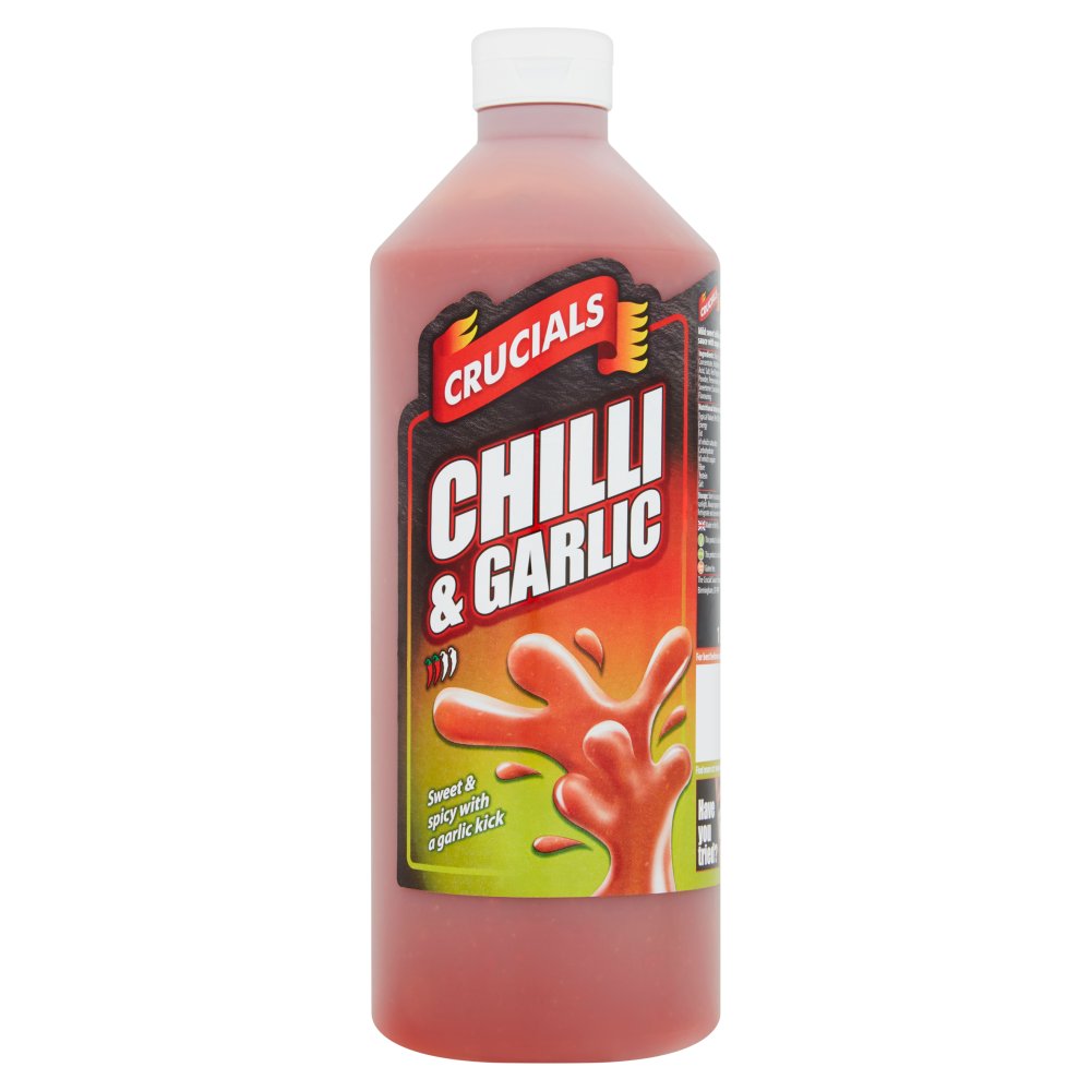 Crucials Chilli & Garlic Marinade, Dip, Dressing Hot Sauce 1L