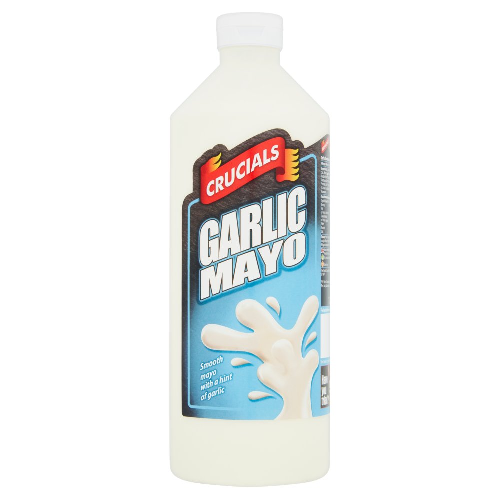 Crucials Garlic Flavoured Mayo Dip, Sauce 1 Litre