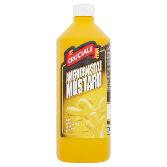 Crucials American Style Mustard, Dip, Dressing 1 Litre