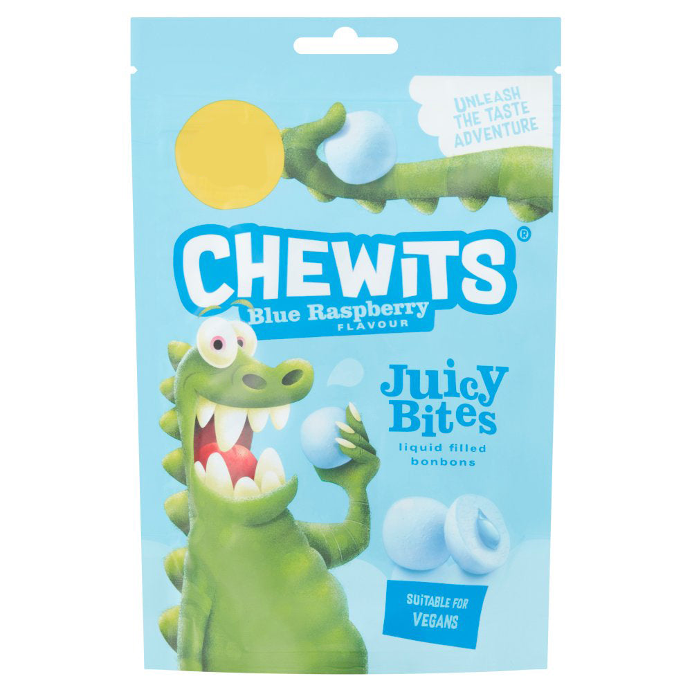 Chewits Blue Raspberry Flavour Juicy Bites 145g