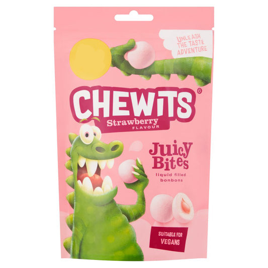 Chewits Strawberry Flavour Juicy Bites 145g