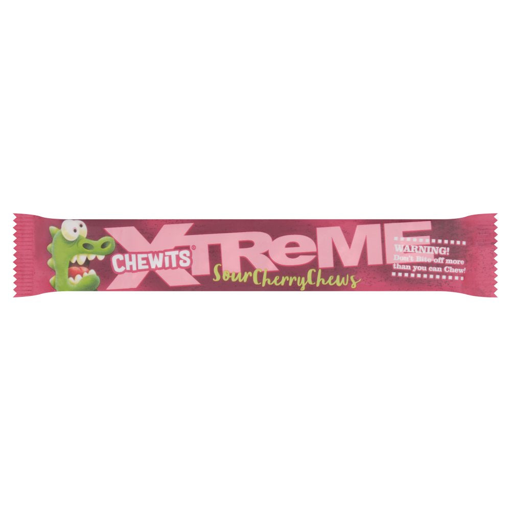 Chewits Xtreme Sour Cherry Chews 34g