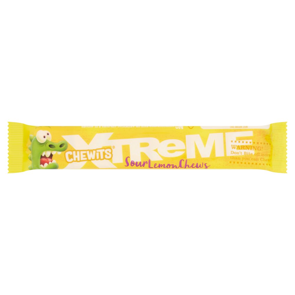 Chewits Xtreme Sour Lemon Chews 34g