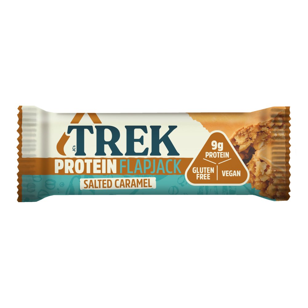 TREK Salted Caramel Protein Flapjack 50g