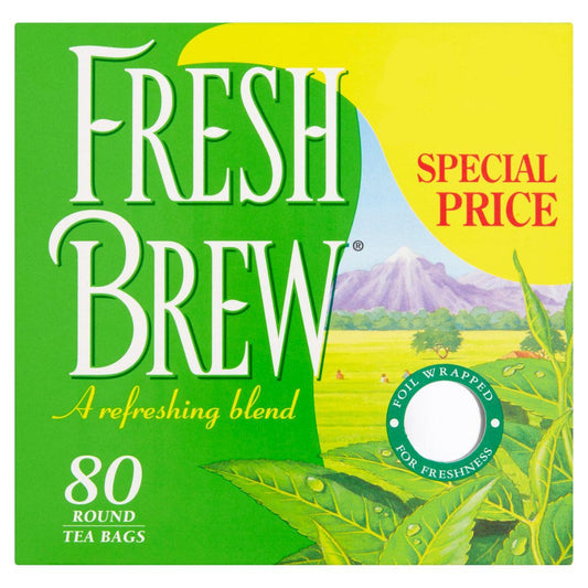 Fresh Brew 80 Round Tea Bags 232g