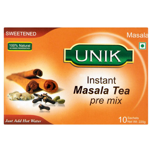 Unik Sweetened Instant Masala Tea Pre Mix 10 x 22g