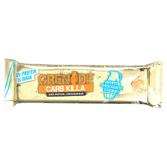 Grenade Carb Killa High Protein, Low Sugar Bar White Chocolate Cookie 60g