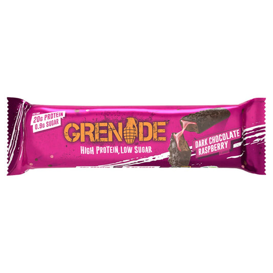 Grenade Dark Chocolate Raspberry Flavour 60g