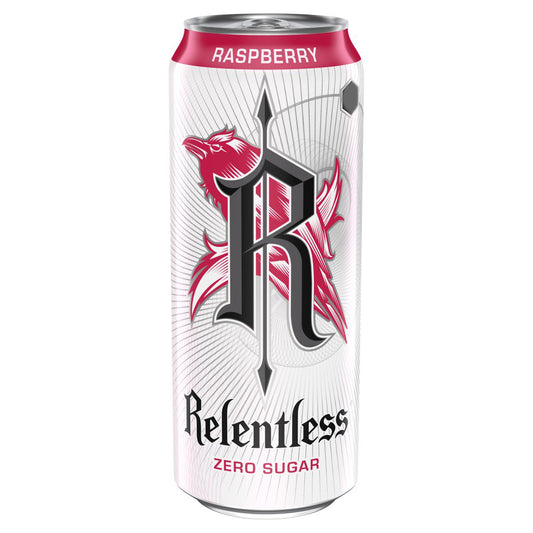 Relentless Raspberry Zero Energy Drink 500ml