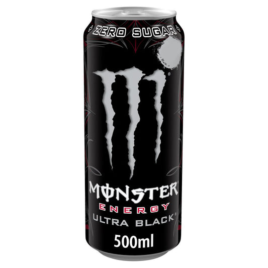 Monster Ultra Black Energy Drink 500ml