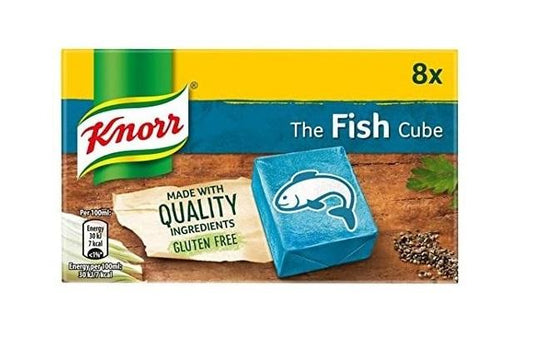 Knorr Fish Stock Cubes 8 x 10g Box of 12