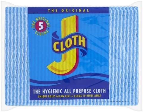 Johnson & Johnson The Original J Cloth 5 Cloths