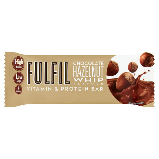 FULFIL Chocolate Hazelnut Whip Flavour Vitamin & Protein Bar 40g