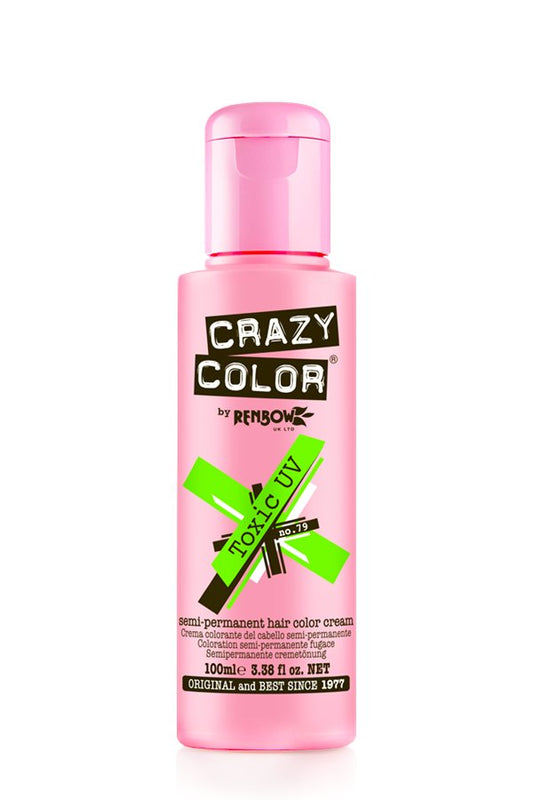 Crazy Color Semi Permanent Hair Colour No 79 - Toxic UV