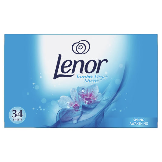 Lenor Dryer Sheets Spring Awakening 34 Sheets