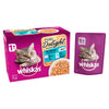 Whiskas Pure Delight Adult 1+ Wet Cat Food Pouches Mixed Fish Selection in Jelly 12 x 85g