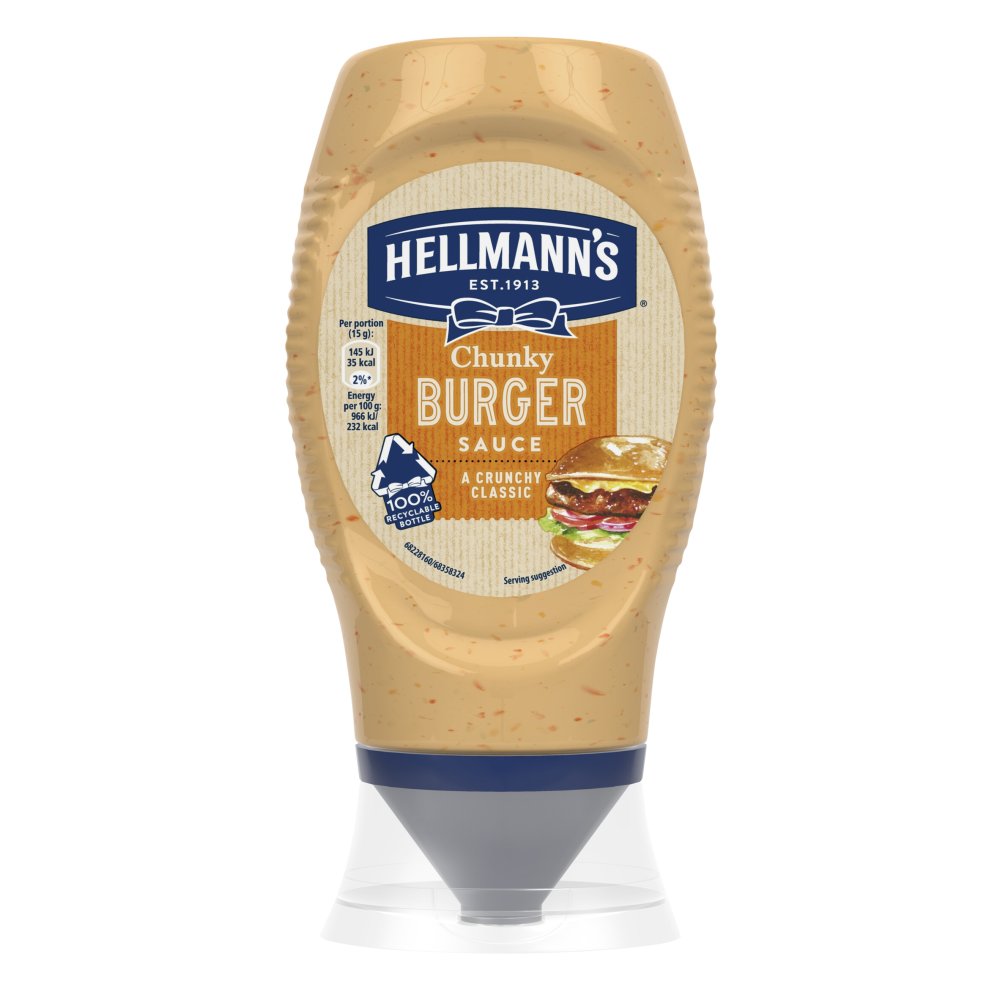 Hellmann's Chunky Burger Sauce 250ml