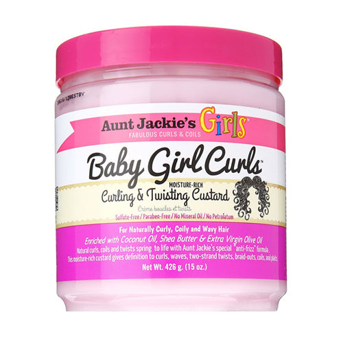 Aunt Jackie’s Girls Baby Girl Curls Curling & Twisting Custard 15oz
