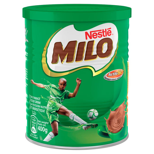 Milo Instant Malt Chocolate Drinking Powder Tin 400g (Ghanaian)