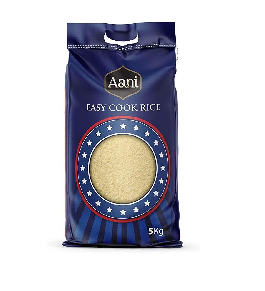 Aani Easy Cook Rice 5kg Box of 1