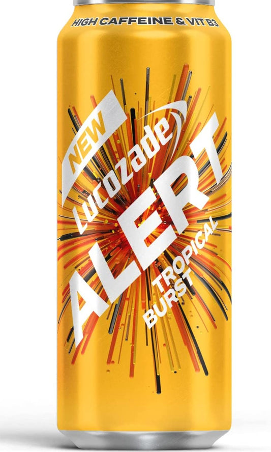 Lucozade Alert Tropical Burst Energy Drink 500ml