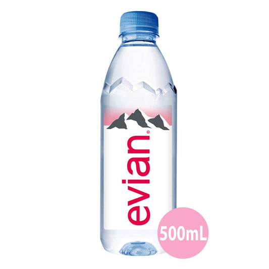 Evian Still Natural Mineral Water 500ml