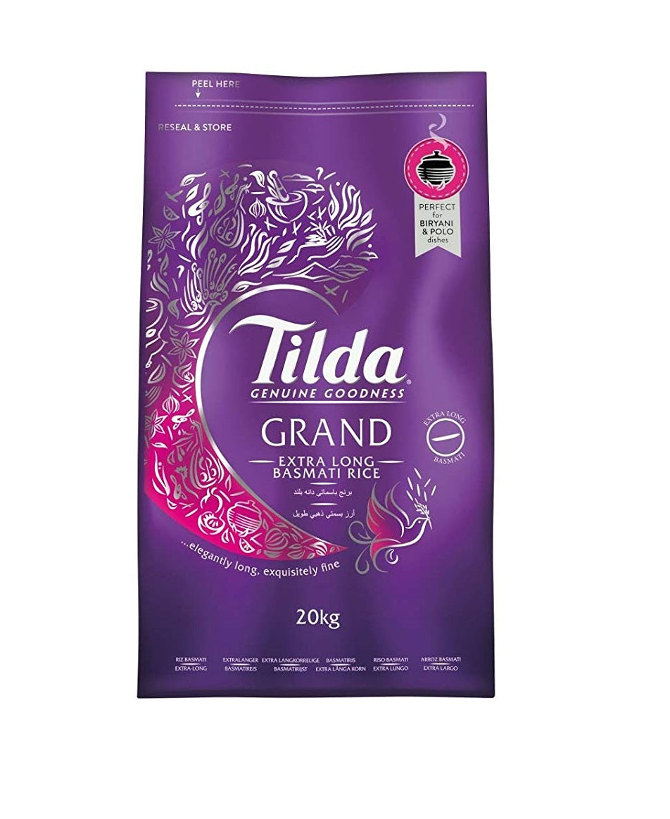 Tilda Grand White Rice 20kg