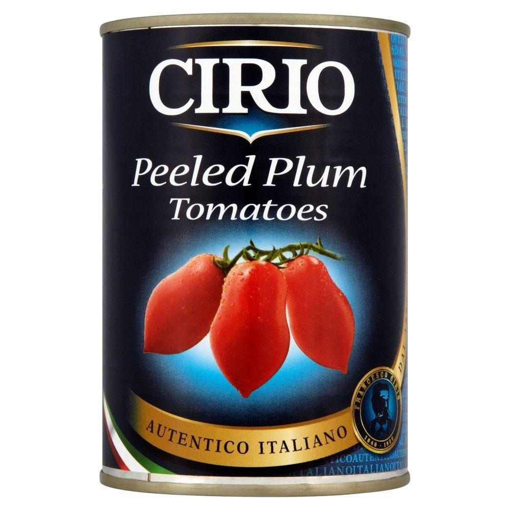 Cirio Peeled Plum Tomatoes 400g Box of 12