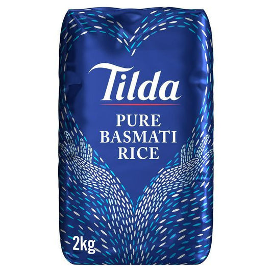 Tilda Basmati Rice 2kg Box of 4
