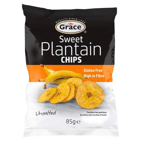 Grace Plantain Chips Sweet 85g Box of 9