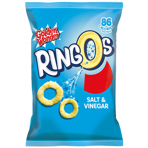 Golden Wonder Ringos Salt & Vinegar 18g