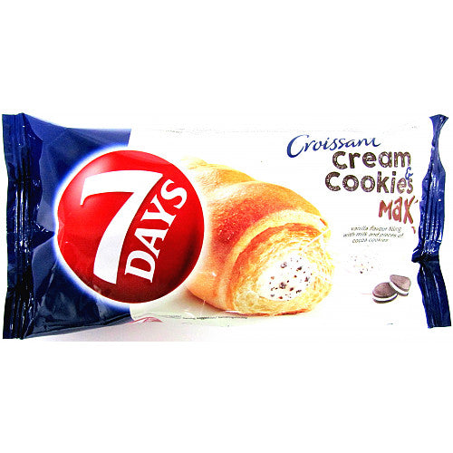 7Days Vanilla Cream & Cookie Croissant 80g