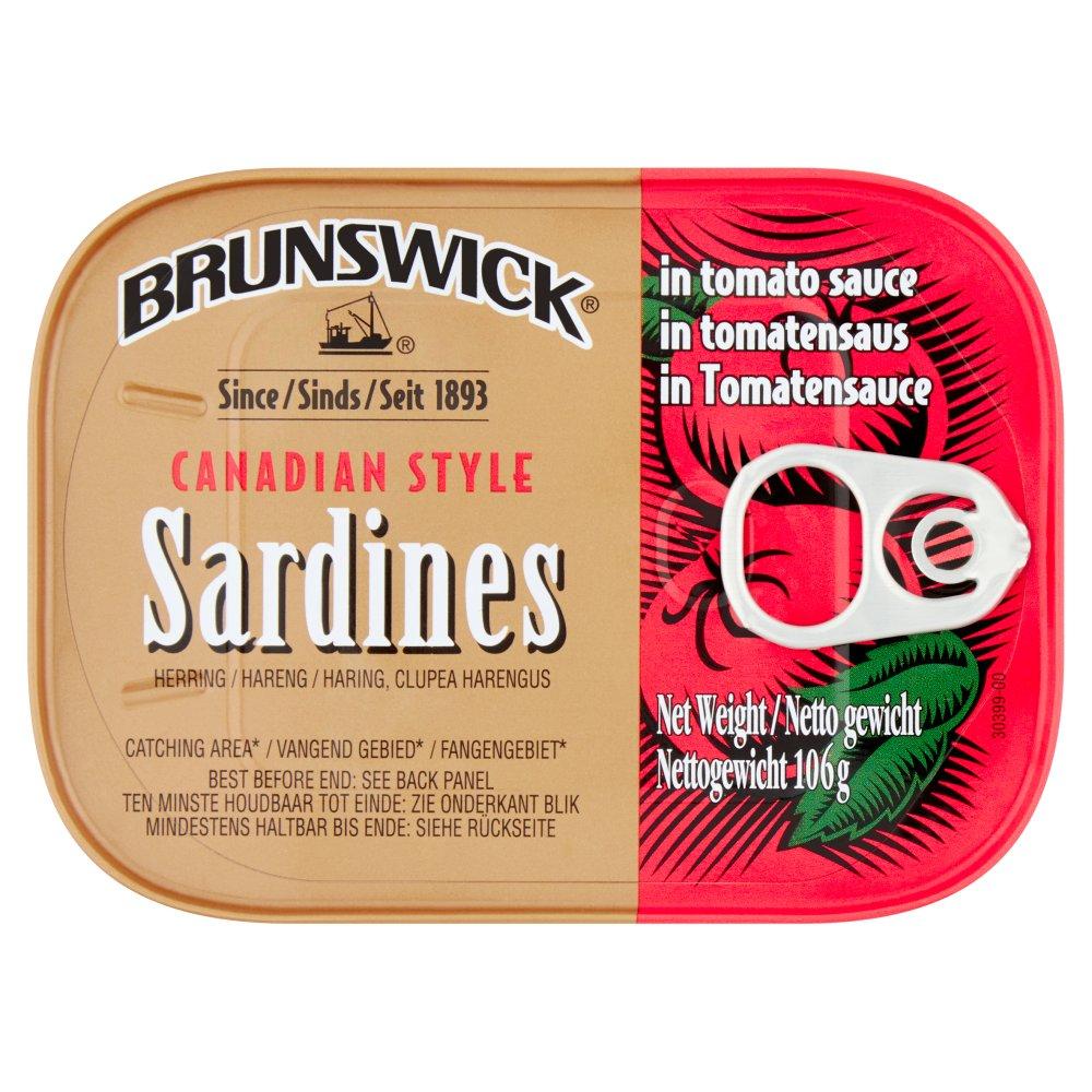 Brunswick Sardines Tomato Sauce 106g Box of 12