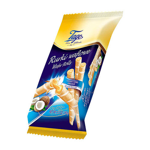 Tago Wafer Rolls Coconut Cream 150g