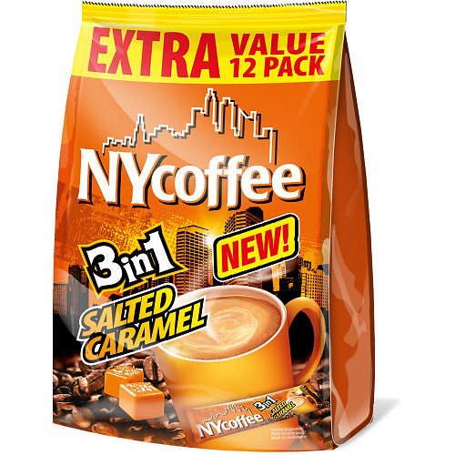 NYCoffee Salted Caramel 3in1 Extra Value Pack 12 Sachets 204g